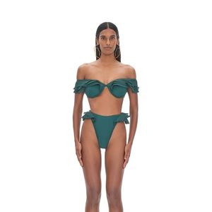 Andrea Iyamah Salama Green High Rise Bikini